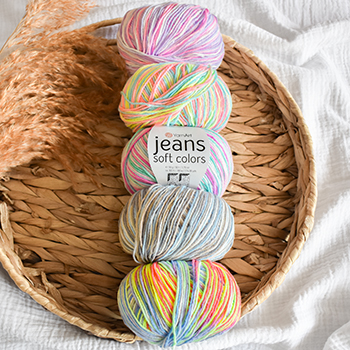 YarnArt Jeans Soft Colors -    